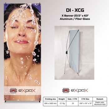 Display inXin Banner Expo 23.5in x 63in - Alum/Fiber Glass
