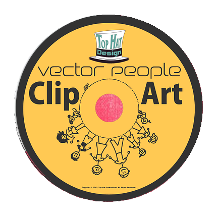 Top Hat Designs - Vector People Collection