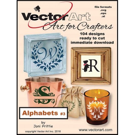 Vector Art for Crafters - Alphabets v.3