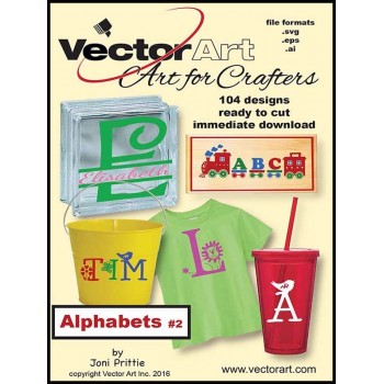 Vector Art for Crafters - Alphabets v.2