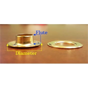 Grommets Flute & Diameter Dimensions