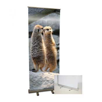 DI Meerkat Econo Roll Up Banner Stand - 33in x 78in
